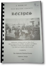 A Book of Old Milton County Recipes.