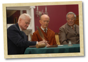 Re-enactments of historical signing